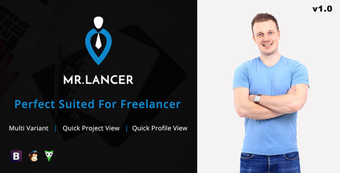 Mr.Lancer – Personal CV/Resume template